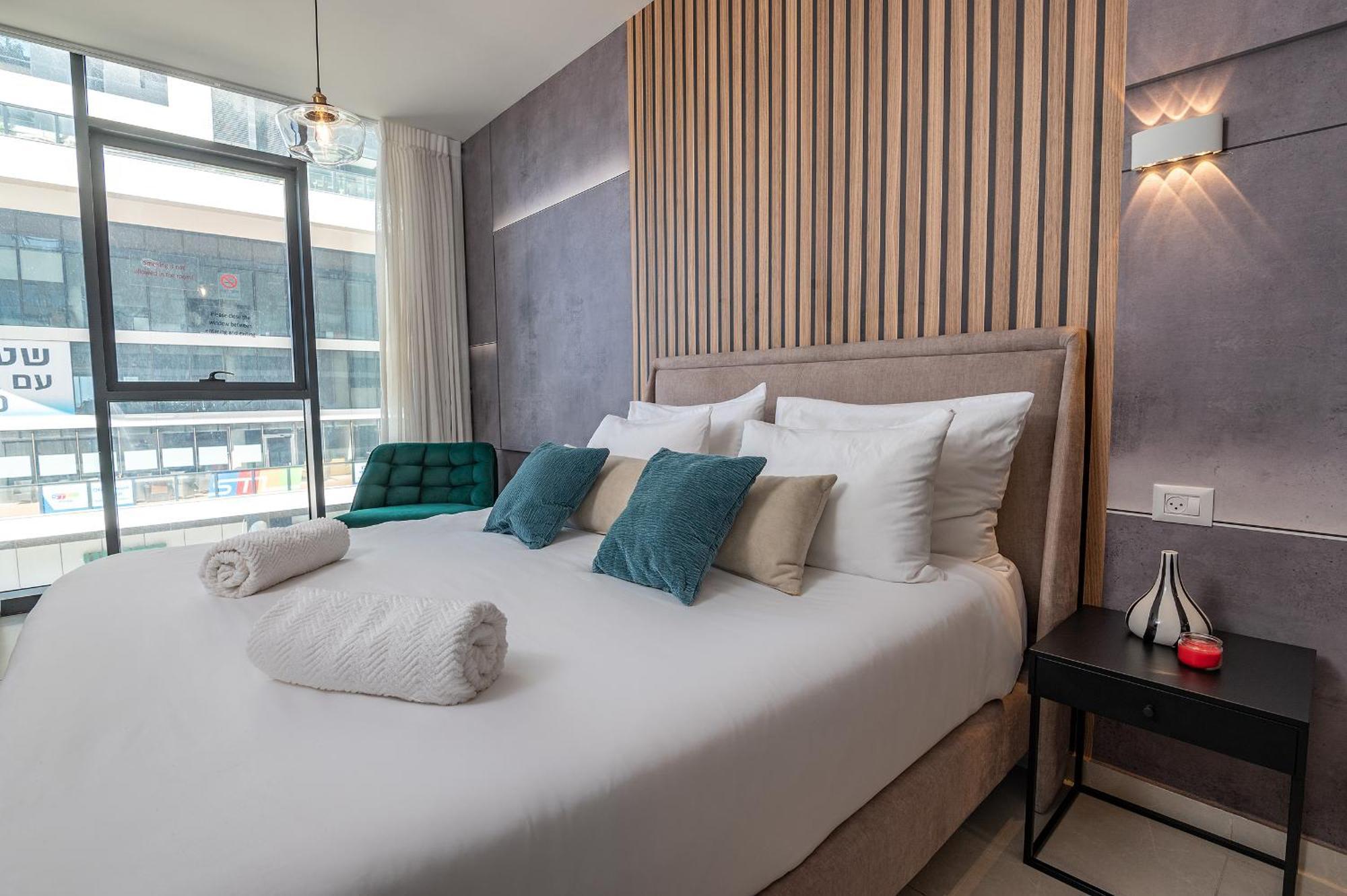 Hi-Yam Seaview Apartments & Suites - יש ממ"ד Bat Jám Szoba fotó