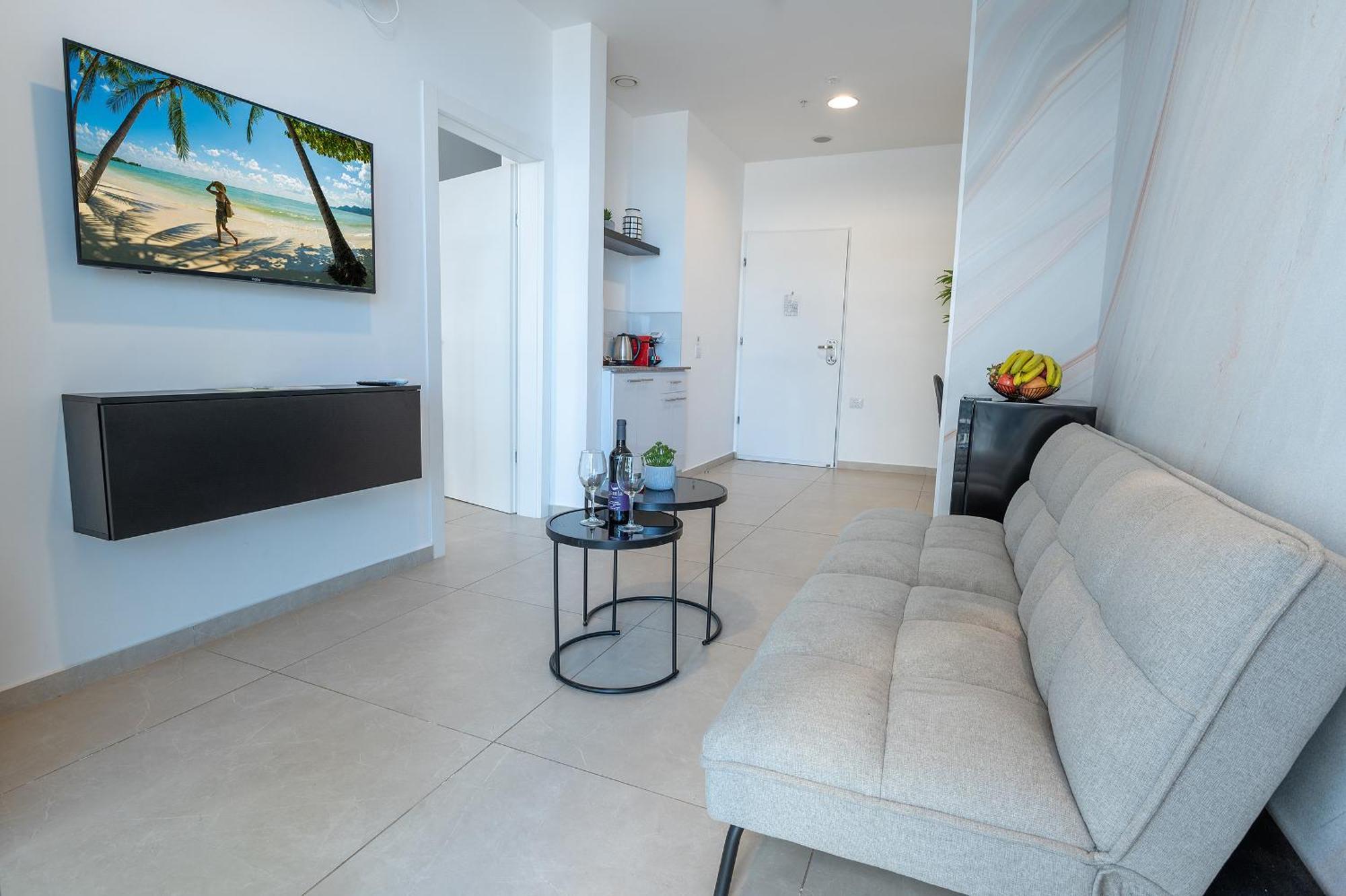 Hi-Yam Seaview Apartments & Suites - יש ממ"ד Bat Jám Szoba fotó